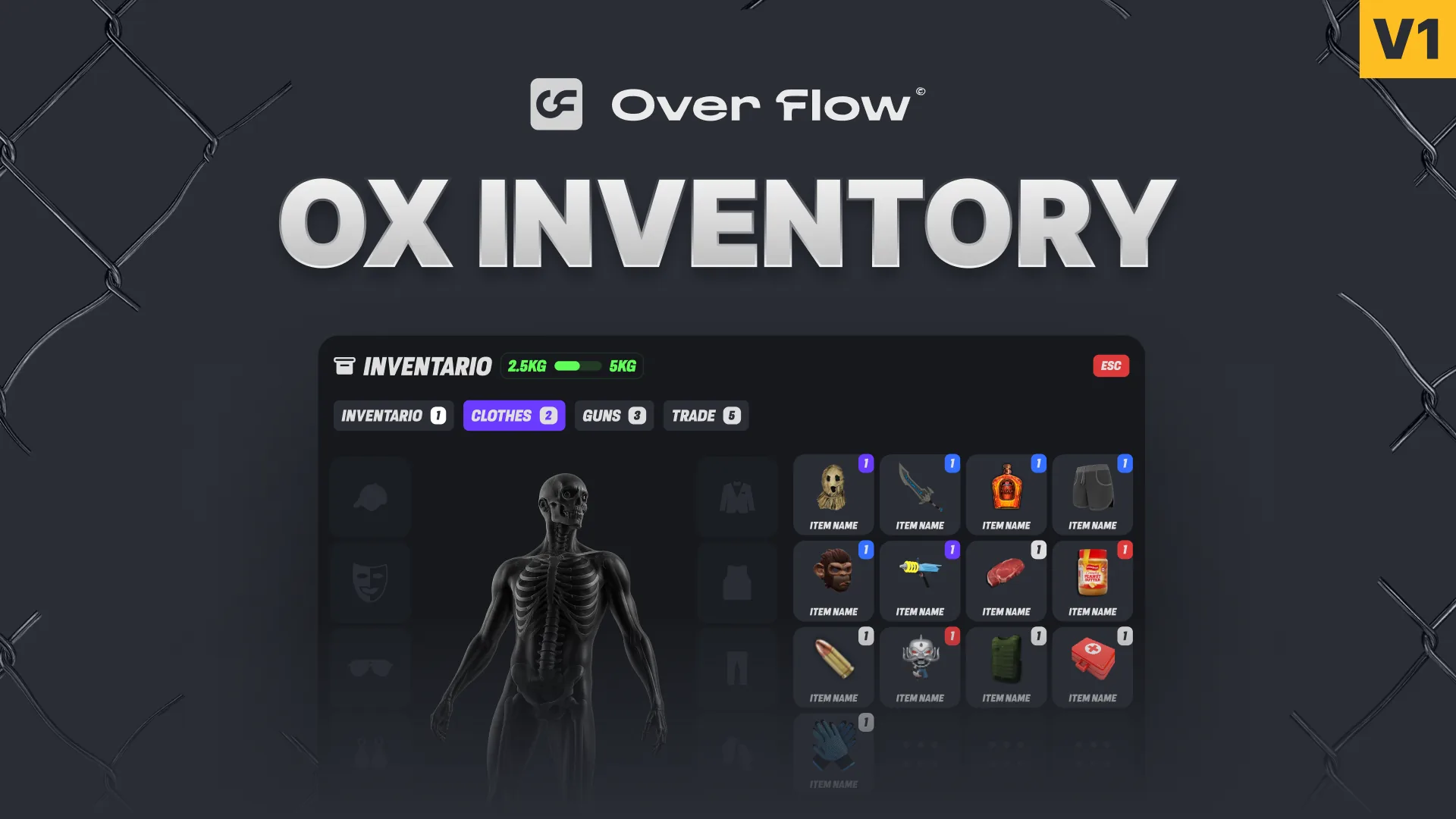 Ox Inventory Redesign